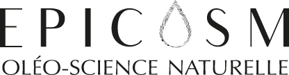 Logo Epicosm avec le sous-titre "Oléo-science naturelle"